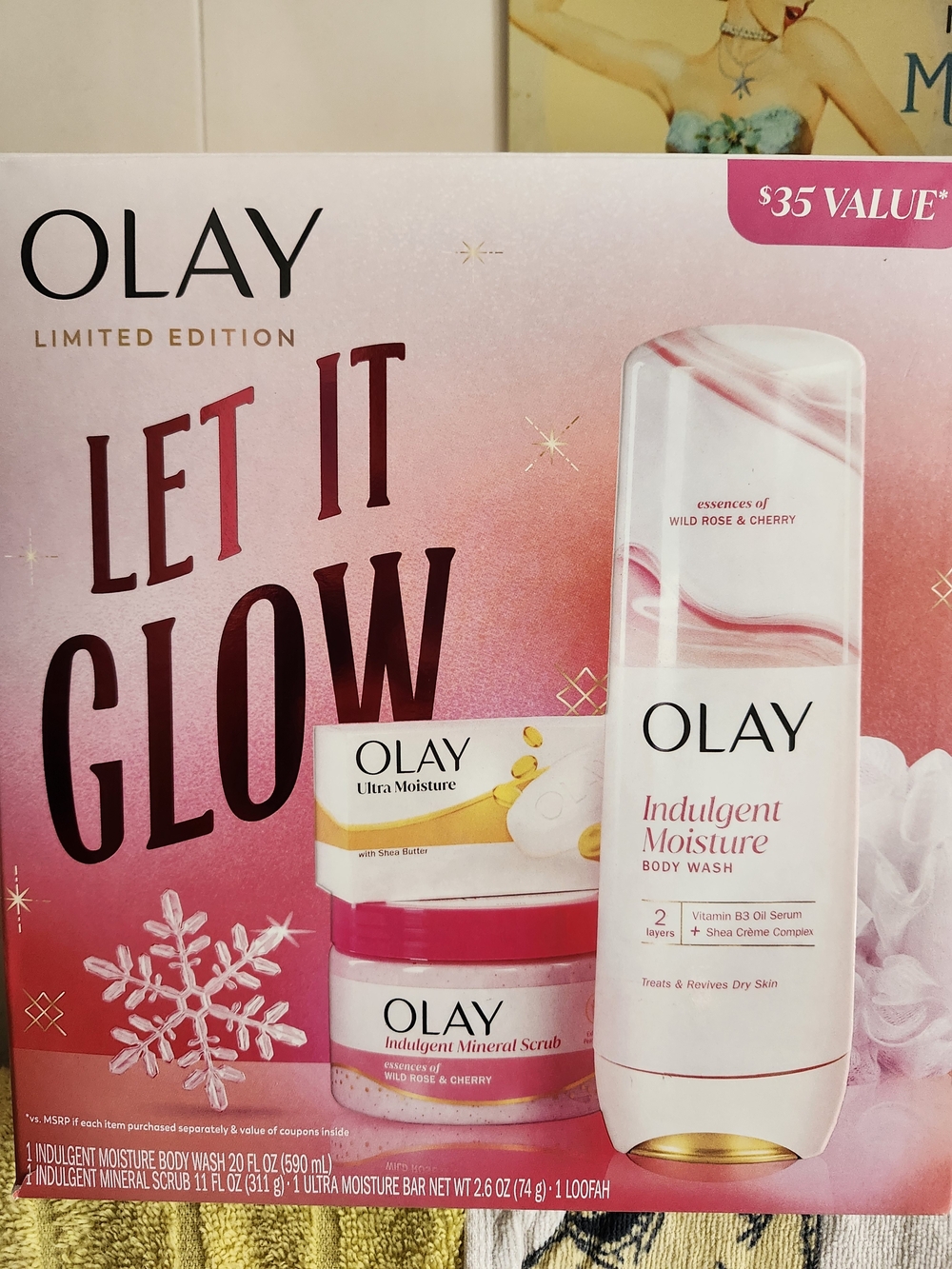 OLAY Indulgent Moisture Body Wash & Skincare Gift Set